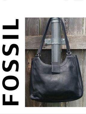 Fossil Leather Shoulder Bag
